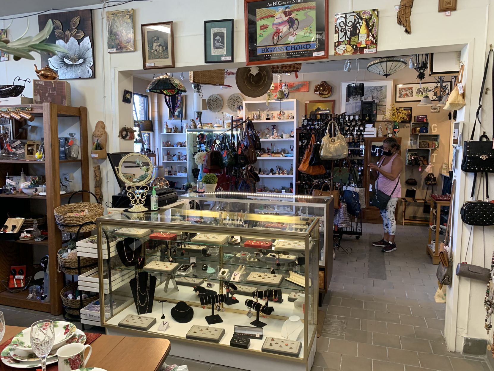 Inside Glenna's Rescued Treasures & Consignment at 2977 Solano Ave., Suite C in Napa.